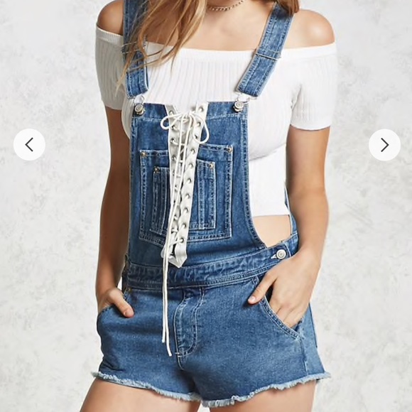 LAST DAY TO BUY Overall shorts - Picture 1 of 4
